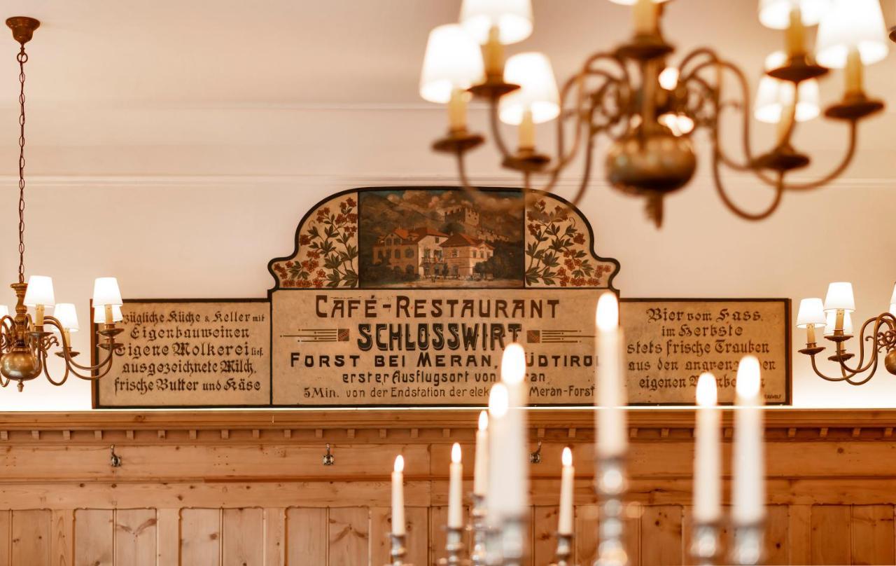 Schlosswirt Forst Lagundo Zewnętrze zdjęcie